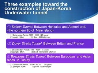 International Highway Peace Project: Japan - Korea Tunnel Proposal by Dr. Katsumi Otsuka | PPT