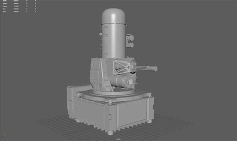 3D Phalanx CIWS Model - TurboSquid 2044169