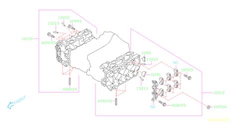 2023 Subaru Crosstrek 2 0L CVT Limited W EyeSight Bolt Camshaft Cap