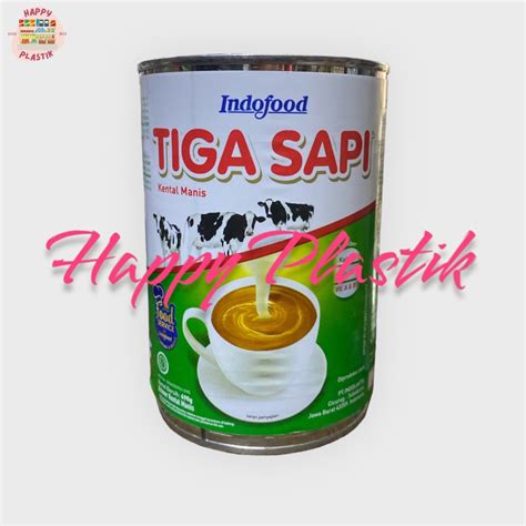 Jual Susu Kental Manis Tiga Sapi 490gr Shopee Indonesia