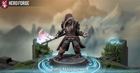 Battle Mage Concept Made With Hero Forge