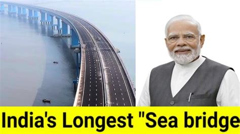 Pm Modi Inaugurates Indias Longest Sea Bridge In Mumbai The Kashmir