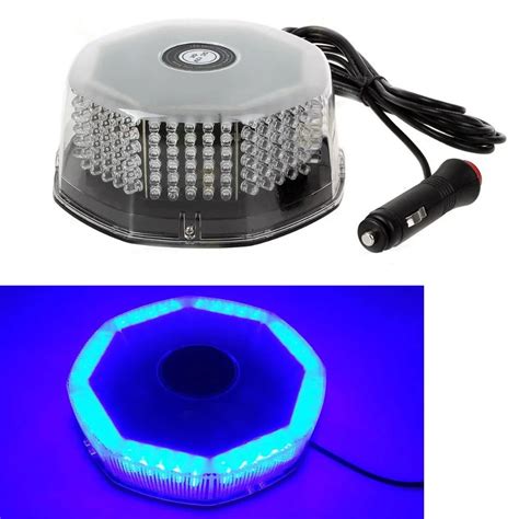 Xyivyg Led Super Blue Car Harzard Beacon Emergency Magnetic Strobe