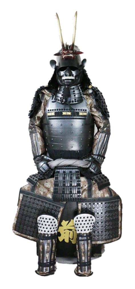 Wearable Japanese Armor suit Rüstung Samurai Iron Daku Akuma silver