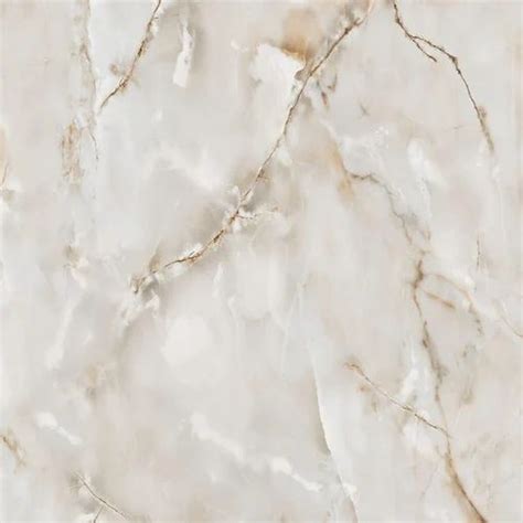 Glossy Marble Orientbell Pgvt Groove Creama Floor Tiles Size 2x2 Feet