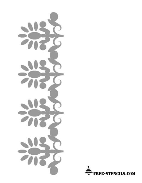 Free Printable Border Stencils | Free stencils printables, Stencils ...