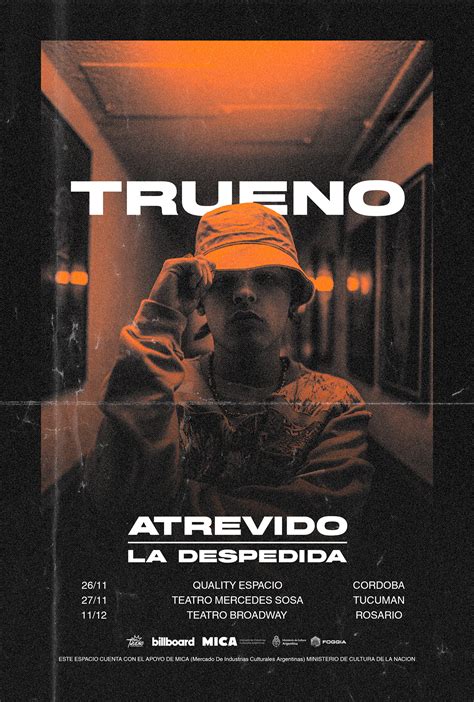 Trueno Poster Concierto Propuesta NO OFICIAL On Behance