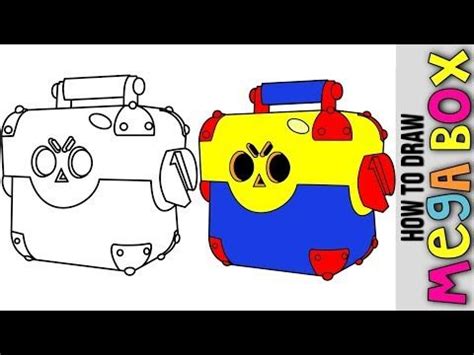 How To Draw Brawl Stars Mega Box Mega Brawl Box Opening Diy