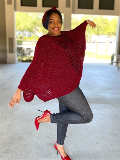 Crochet A Stunning Syrah Swancho With A New Pattern From Creations By