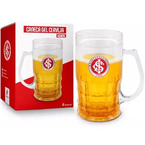 Caneca Gel Cerveja Internacional Fc Ml Inter R Brasfoot