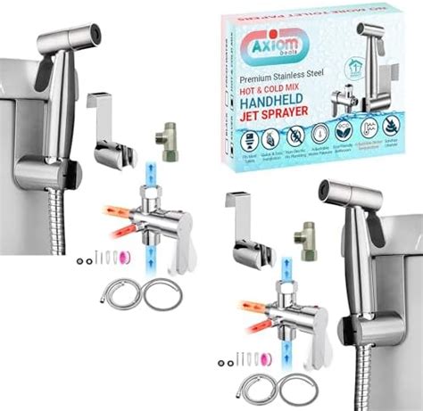 Aqua Vts Spray Bidet Shattaf With Hot Cold Mixing Valve Bidets Amazon Canada