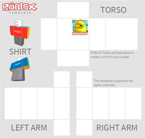 Roblox Duck Shirt Template