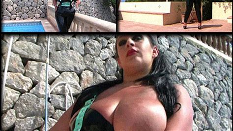 Busty Catsuit Bitch With Wet Tits Blowjob Handjob In The Swimming Pool Cum In My Mouth
