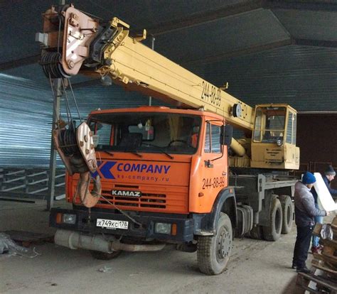 Аренда автокрана 25 тонн, характеристики крана 25 т