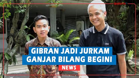 Ini Tanggapan Ganjar Pranowo Saat Gibran Ditunjuk Jadi Juru Kampanye