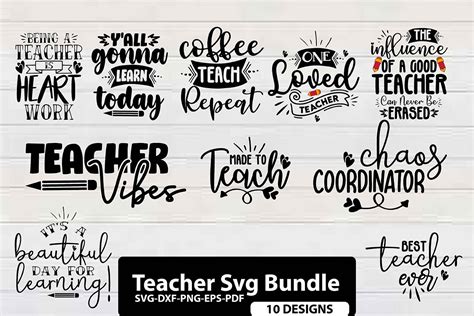 Teacher Svg Bundle Graphic By Craft Store · Creative Fabrica