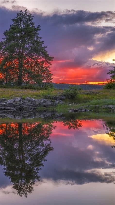 Fondos De Pantalla Ringerike Noruega Lago Reflexi N Del Agua Casa