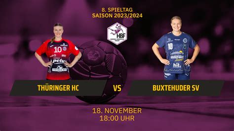 FOR FREE HBF Thüringer HC vs Buxtehuder SV Video Sportdeutschland TV