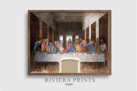 Jesus Apostles the Last Supper Painting Catholics Art Religious Painting Christian Wall Art Home ...