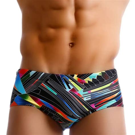 Ganyanr Brand Gay Men Swimwear Swimming Trunks Plus Size Sexy Boardshorts Male Swim Briefs