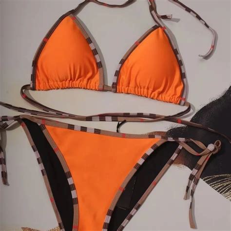 Bikini De Color Liso Para Mujer Ba Ador Sexy De Piezas Con Tanga Ropa