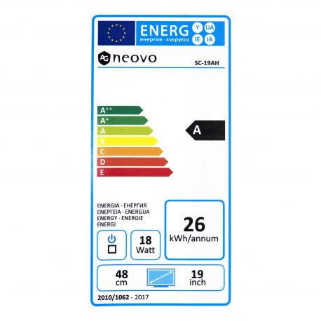 AG Neovo Monitor 19 LCD TFT LED SXGA SC 19AH Monitors Photopoint