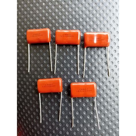 Jual Kapasitor Milar 123J 2000v 2000 Volt Capacitor 123 J 2KV Shopee