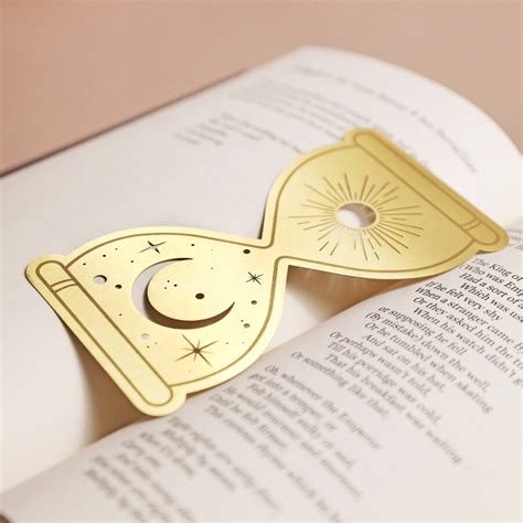 Celestial Hourglass Metal Bookmark Designworks Ink Lisa Angel