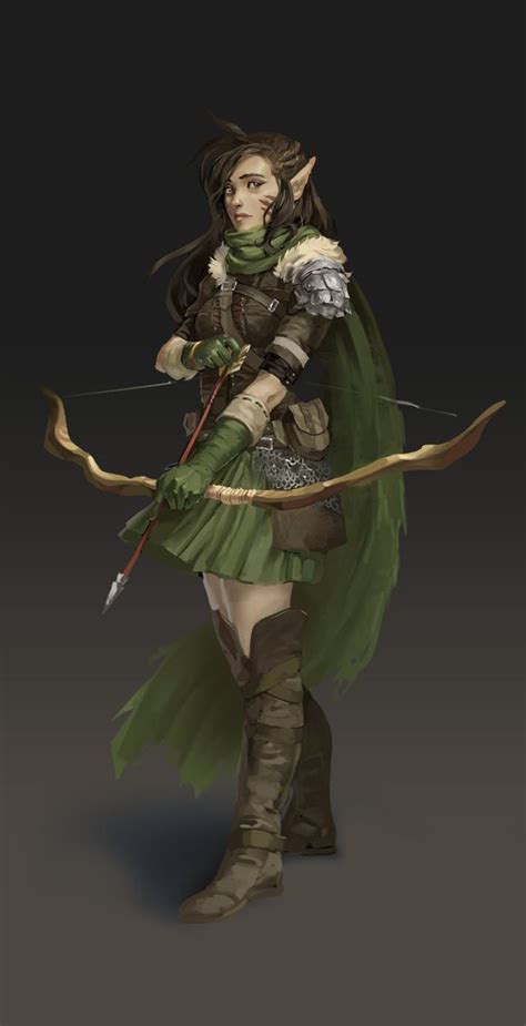 Dungeons And Dragons Rangers Inspirational Elf Characters Elf