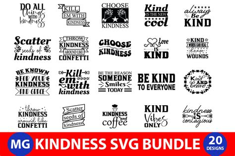 Kindness Svg Bundle Graphic By Graphics Hunt Creative Fabrica