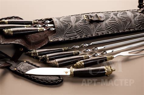 Чехол широкий тисненный + нож - купить подарок ручной работы в интернет ...