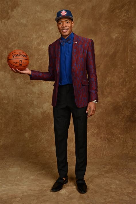 The Best Dressed Guys At The Nba Draft Mens Burgundy Blazer