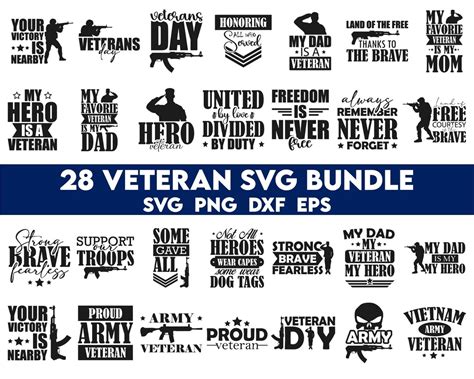 Veteran Svg Bundle, Veterans Day SVG Bundle, Veteran Day Quote Svg ...