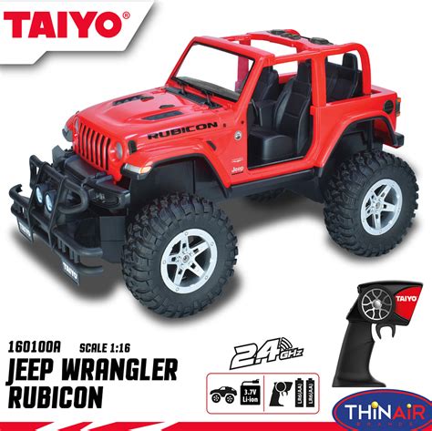 Taiyo Jeep Wrangler Rubicon RC 1 16 Scale Geppetto S Toys Thin Air