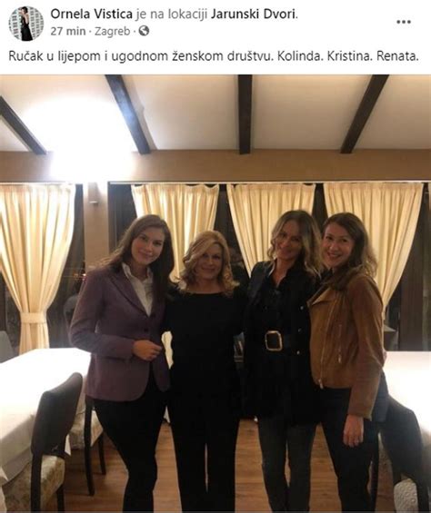 Kolinda pokazala nikad vitkiju figuru u ugodnom društvu Večernji hr