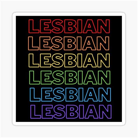Lesbian Pride Design Sticker For Sale By Ghanshyam Redbubble