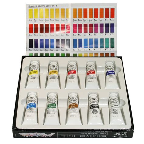 Winsor Newton Designer Gouache Sets Green Stone Of Chelsea