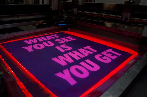 What You See Is What You Get Silkscreen Poster Behance