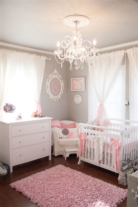 25 Princess Nursery Decor Ideas Fit For Baby Royalty Pink White Gray