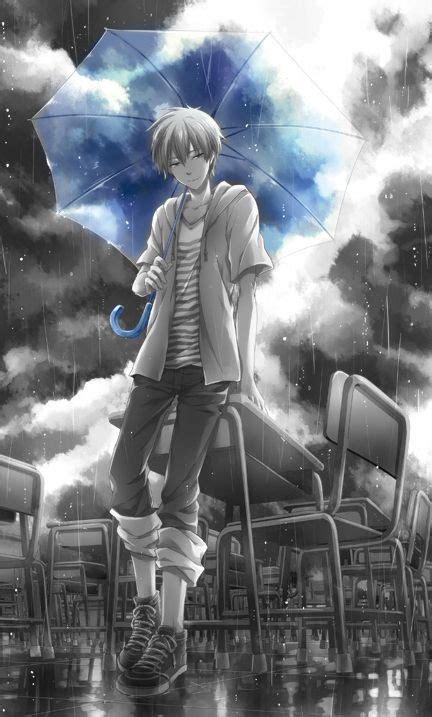 Le Parapluie Bleu … Dessin Manga Art Anime Et Comment Dessiner Un Manga