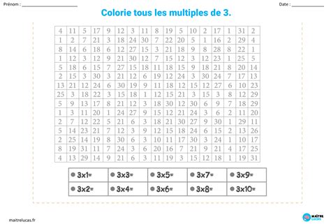 Coloriages Magiques Multiplications Et Divisions Cp Ce Ma Tre Lucas