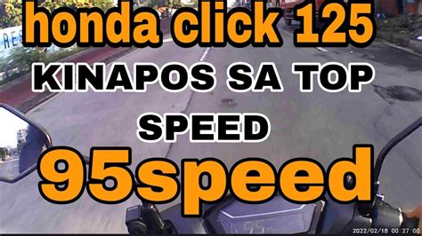 Sinubukan Ko Ang Lakas Ng Honda Click Top Speed Hinda Click