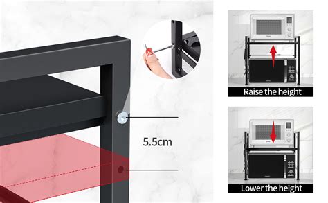 Mocosy Rastrelliera Per Forno A Microonde Ripiano Espandibile E