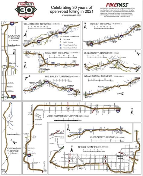 Oklahoma New Turnpike Route Map