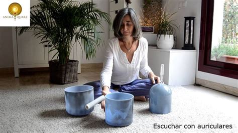 Cuencos de Cuarzo Lapizlazuli y Egipcio Meditación Cuencos de