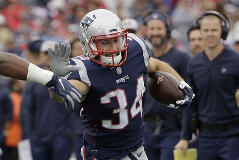 Rex Burkhead and Sony Michel traveled with the Patriots to Jacksonville ...