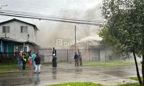 Bomberos Combatió Incendio De Casa Habitación En Rahue Alto Diario De Osorno