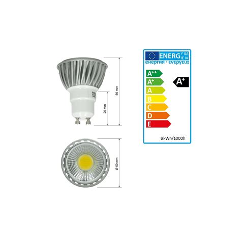 Ecd Germany 8 Pack 6w Gu10 Led Spot Ersatt 30w Halogen 220 240 60