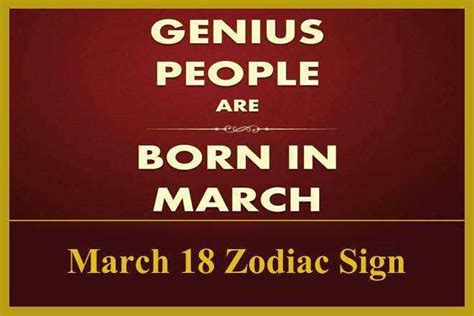 March 18 Zodiac Sign March 18th Zodiac Personality Love