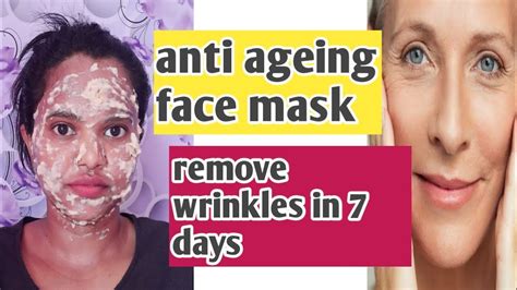 Anti Aging Face Mask Anti Aging Home Remedy Remove Wrinkles On Face